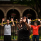 Minneapolis NAACP President Nekima Levy-Pounds leads a chant of “Hands up, don’t shoot” for Philando Castile outside Minnesota governor’s mansion July 7, 2016, in St. Paul, Minn. Castile was shot and killed by police July 6, 2016, in Falcon Heights, Minn.
Stephen Maturen/Getty Images